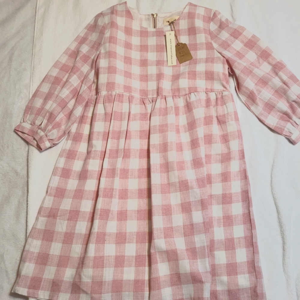 NWT Vanilla Bay checkered dress